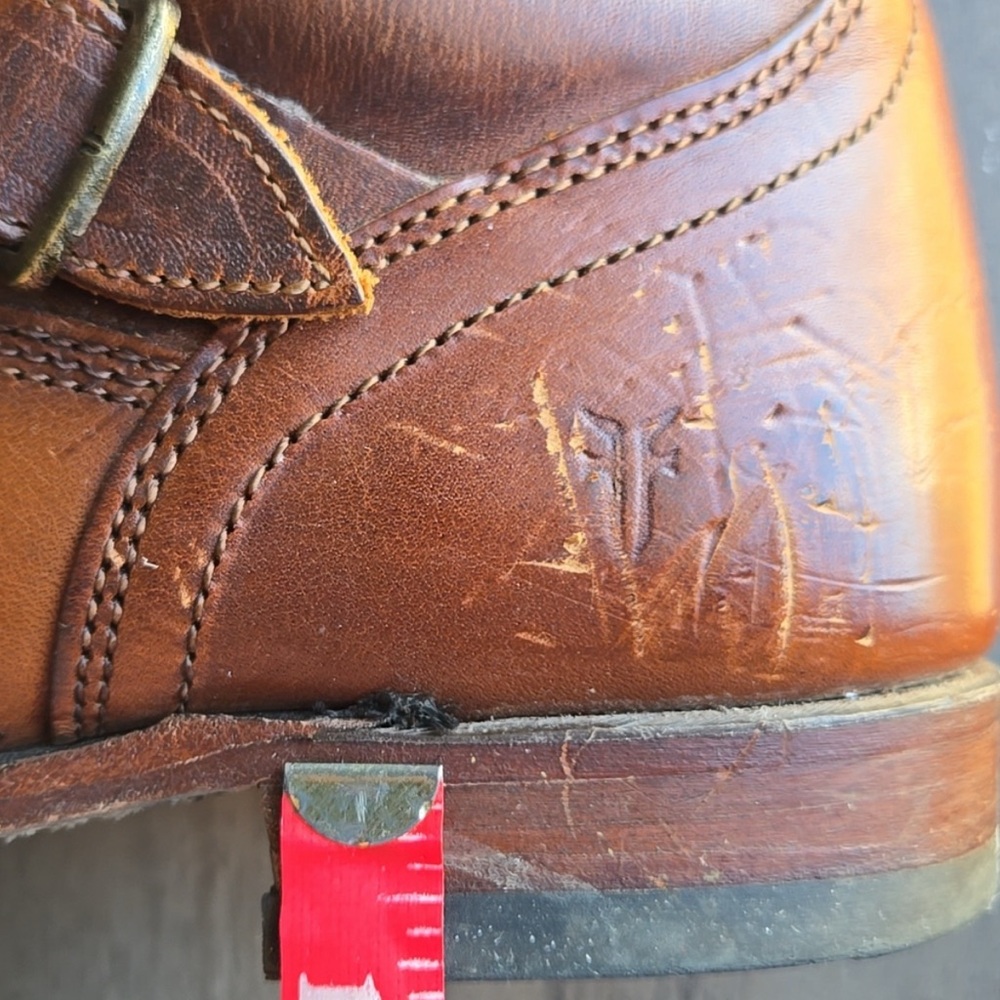 Frye Brown Leather Men's Boots - Picture 4 of 4